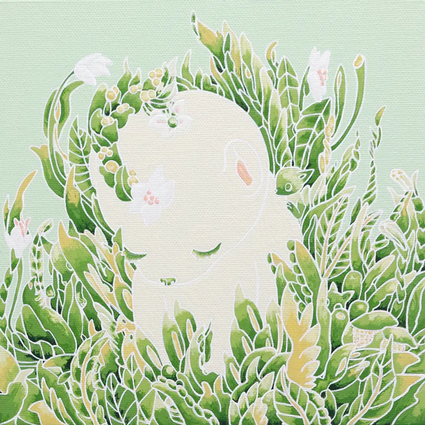 包まれる -Sleeping bear- by 住吉 明子