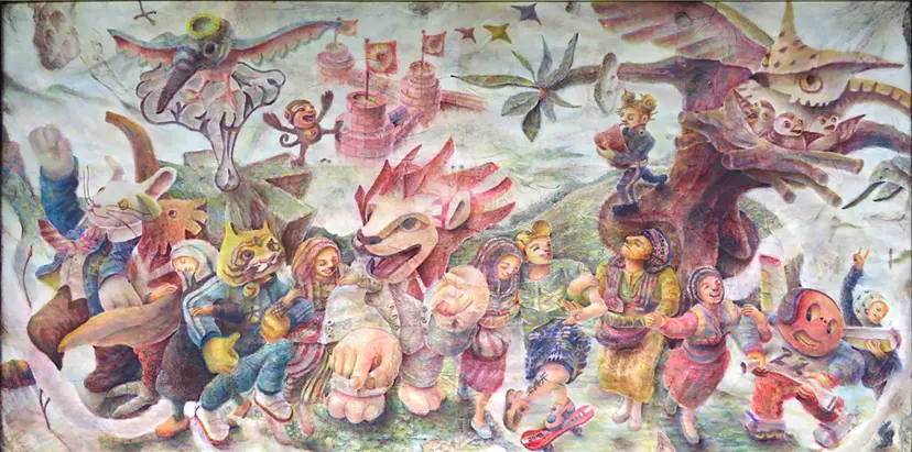 油絵（なぎ） Amazon.co.jp: 黒木啓 奥入瀬1 F10号 受注制作 油彩画 油絵 風景画