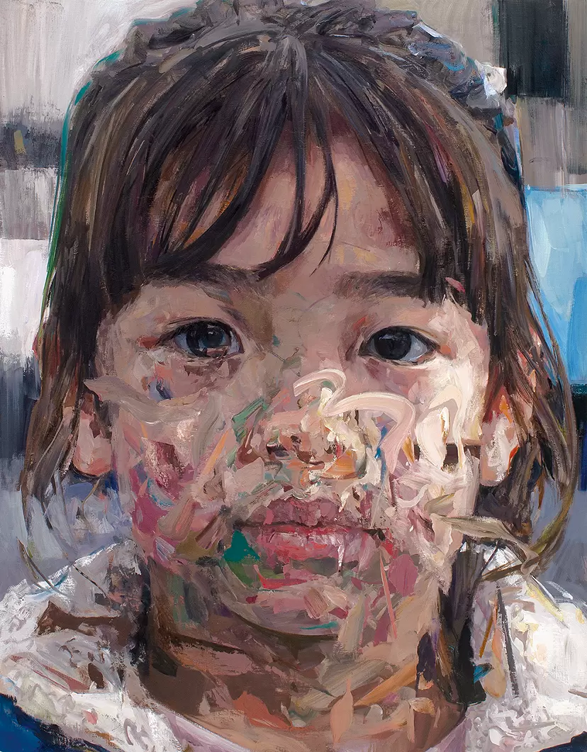油彩画『感情のユートピア』 油彩画『感情のユートピア』 X