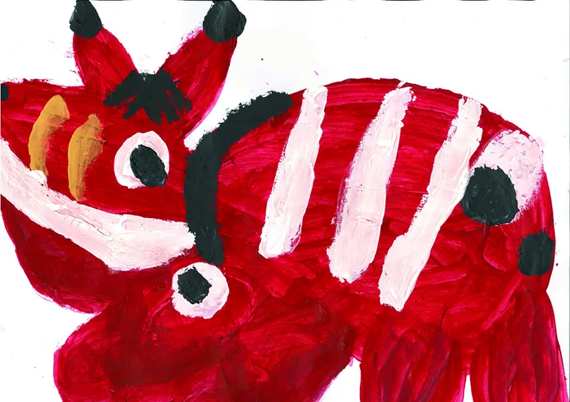 赤べこ by 森 陽香 | 現代アートの販売・通販 | ArtSticker