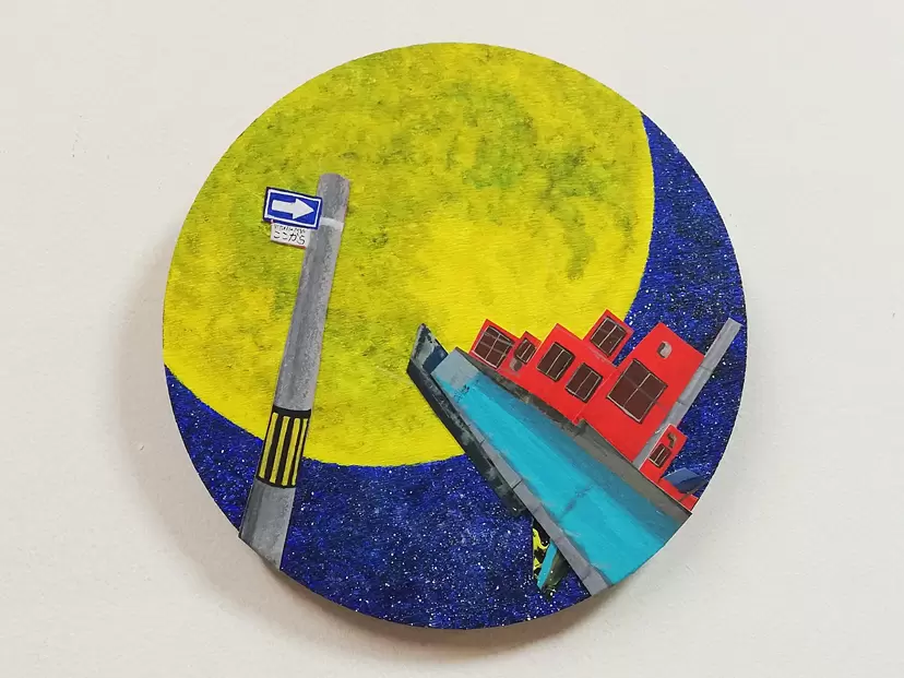 泉東臣 作品 アネモネ 絵画 日本画 立体アート サイン入 日本画 ルネサンス - Exhibitions - A Lighthouse called Kanata