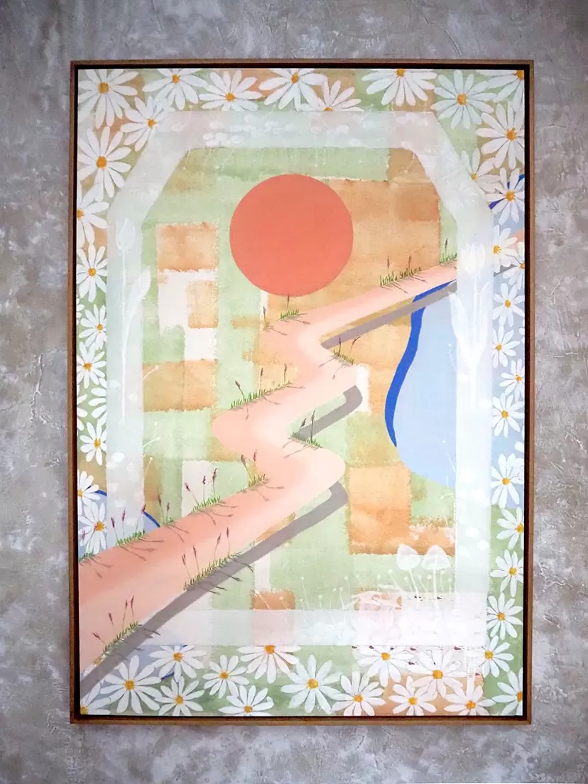 アート作品 M・TERAMOTO作 1/10 リトグラフ 鉛筆サイン 額装品