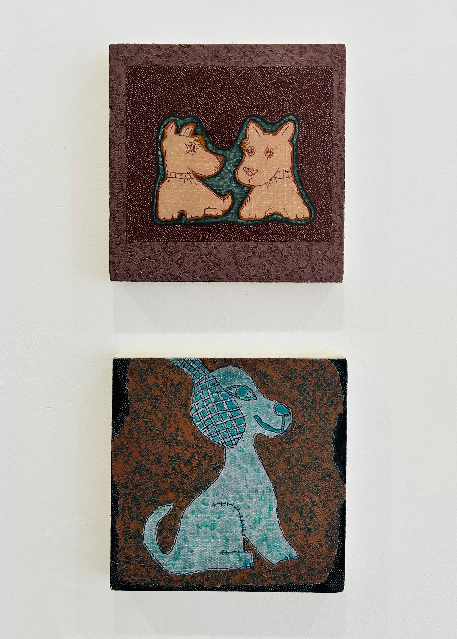 Untitled (dog owner's hobby_blue dog) by 鳴海 暢平 | 現代