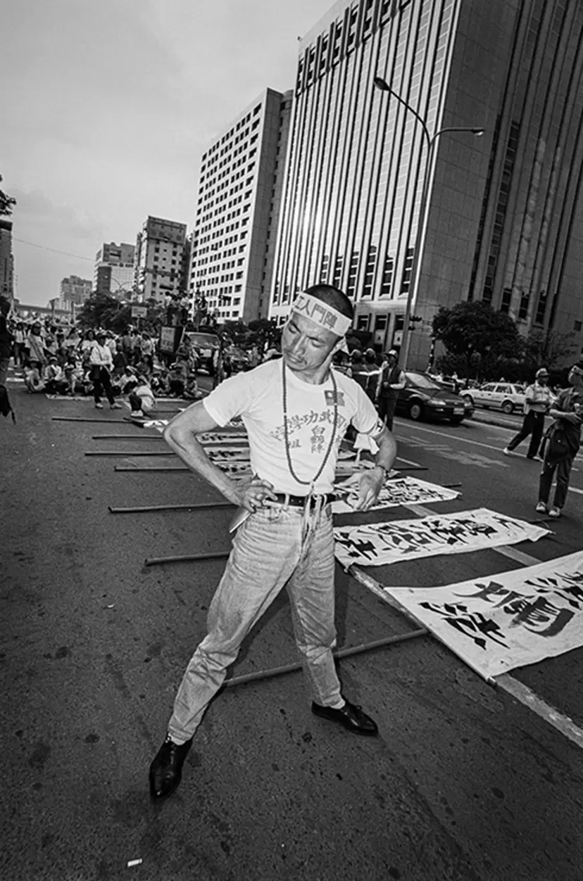 1992年「労働者闘陣」デモ — 1992 “Workers’ Solidarity” Demonstration by 劉 振祥
