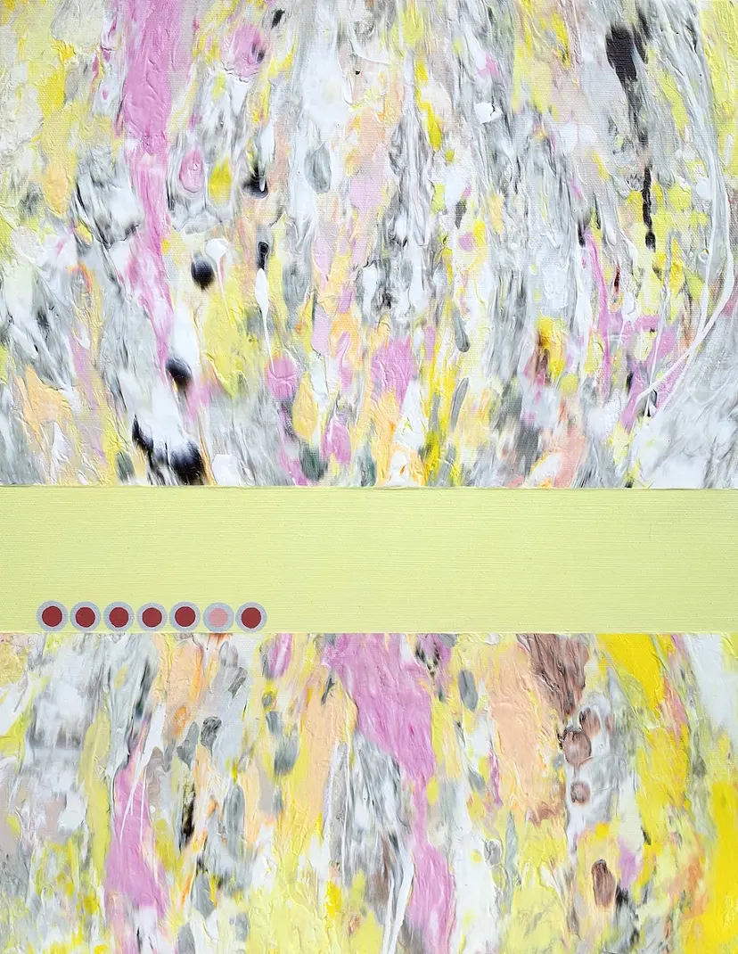 Flower(Lemon Yellow) by 清水 佳代子