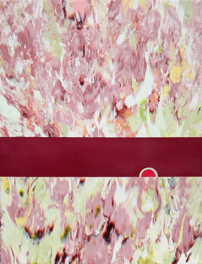 Flower(Van Dyke Red) by 清水 佳代子