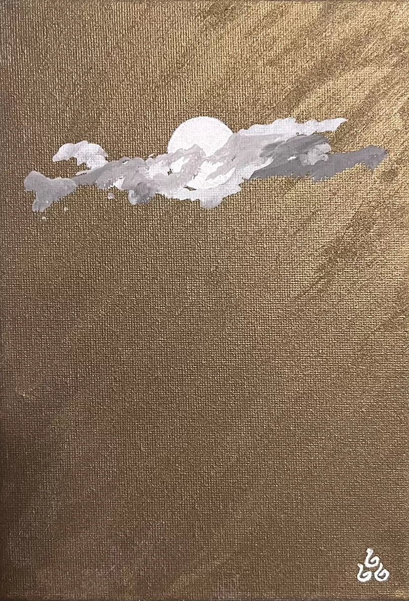 P.G. GRAVELE （金箔押し)抽象絵画❗最終値下げ中 P.G. GRAVELE （金箔押し)抽象絵画❗最終値下げ中 P.G. GRAVELE