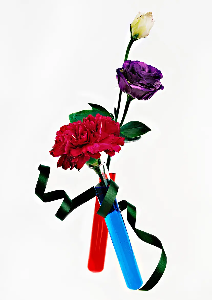 FLOWERS：～RED & BLUE～ by KAO'RU Shibahara （柴原　薫）