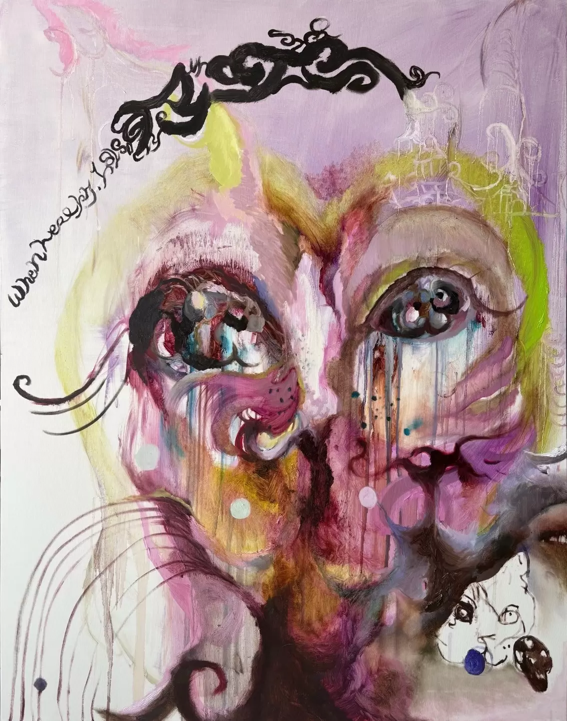 【インパクトアート】心を失くした世界へ【現代アート】 インパクトアート】心を失くした世界へ【現代アート】