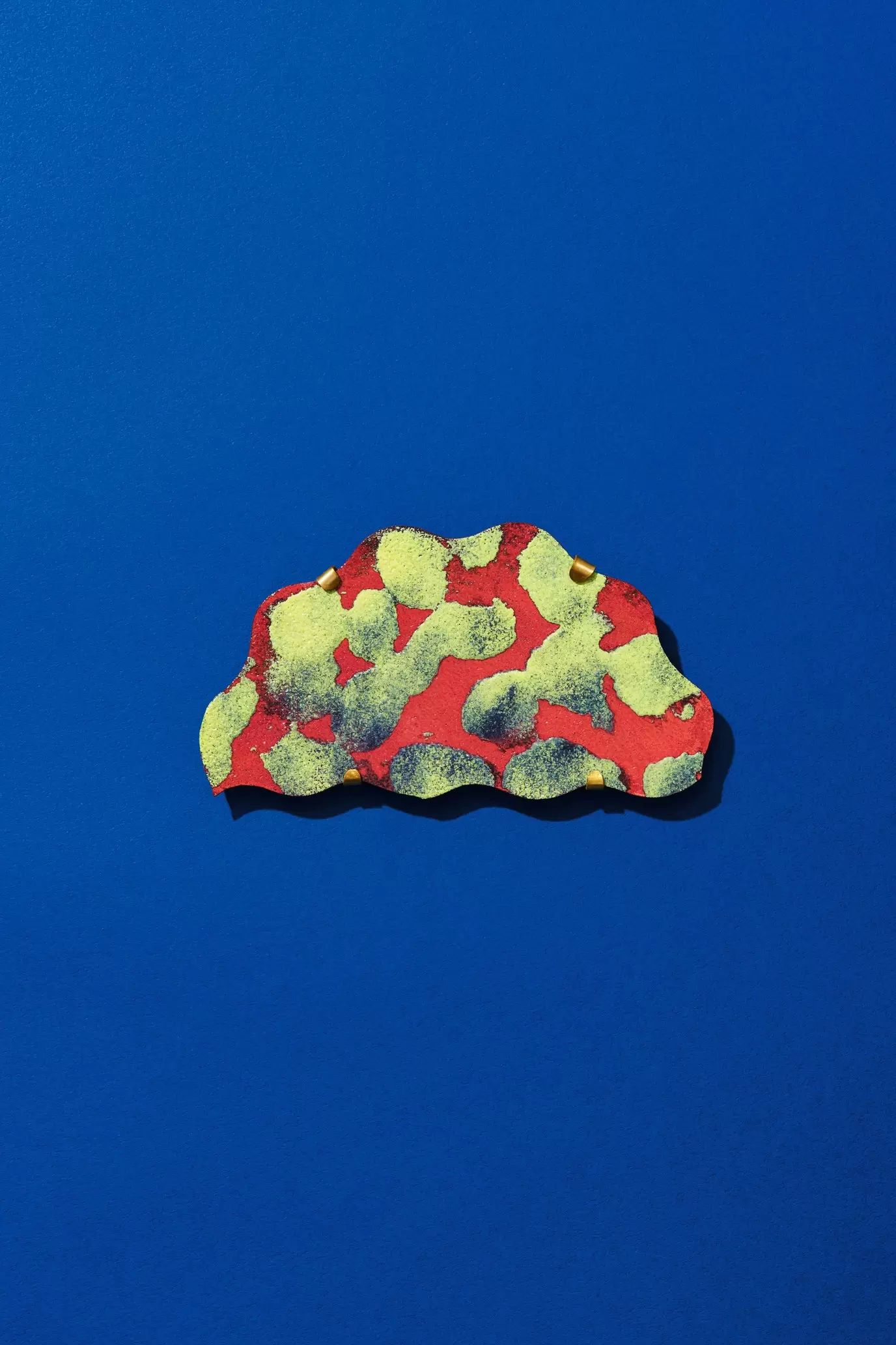 Yellow dots in red clouds