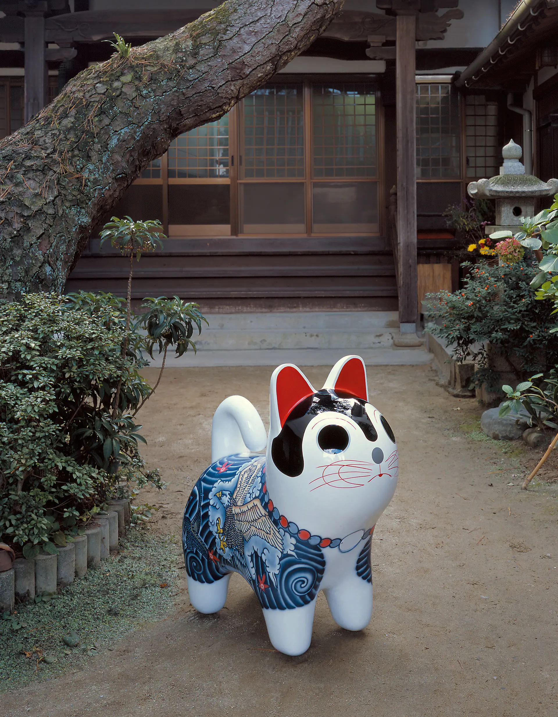 犬張り子 錦帯橋に鷲