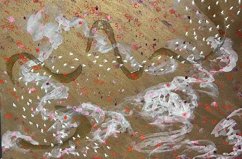 掛軸　田中瑞耕　「柿」　 シジュウカラ　共箱付き　サイン入り　25.4.2−1 楽天市場】掛け軸 掛軸 柿に小鳥 かきにことり 幅44.5×高さ約