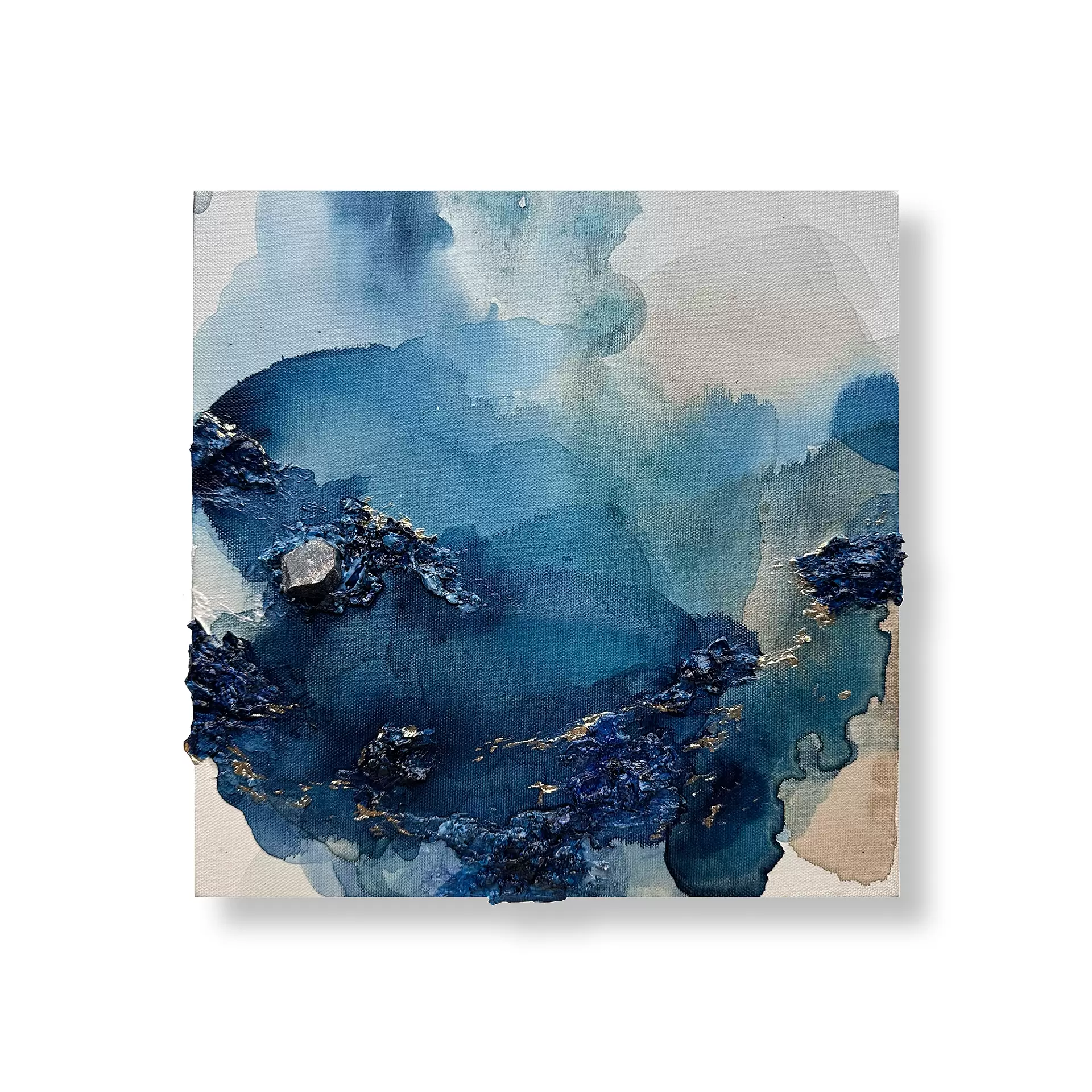 絵画 「断片奔流」 Without thinking No.15 影藍 by 藤 理沙子 | 現代アートの販売・通販