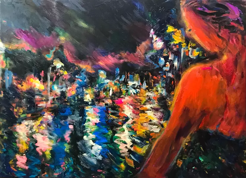 絵を見る人 by 遠﨑高平 | 現代アートの販売・通販 | ArtSticker