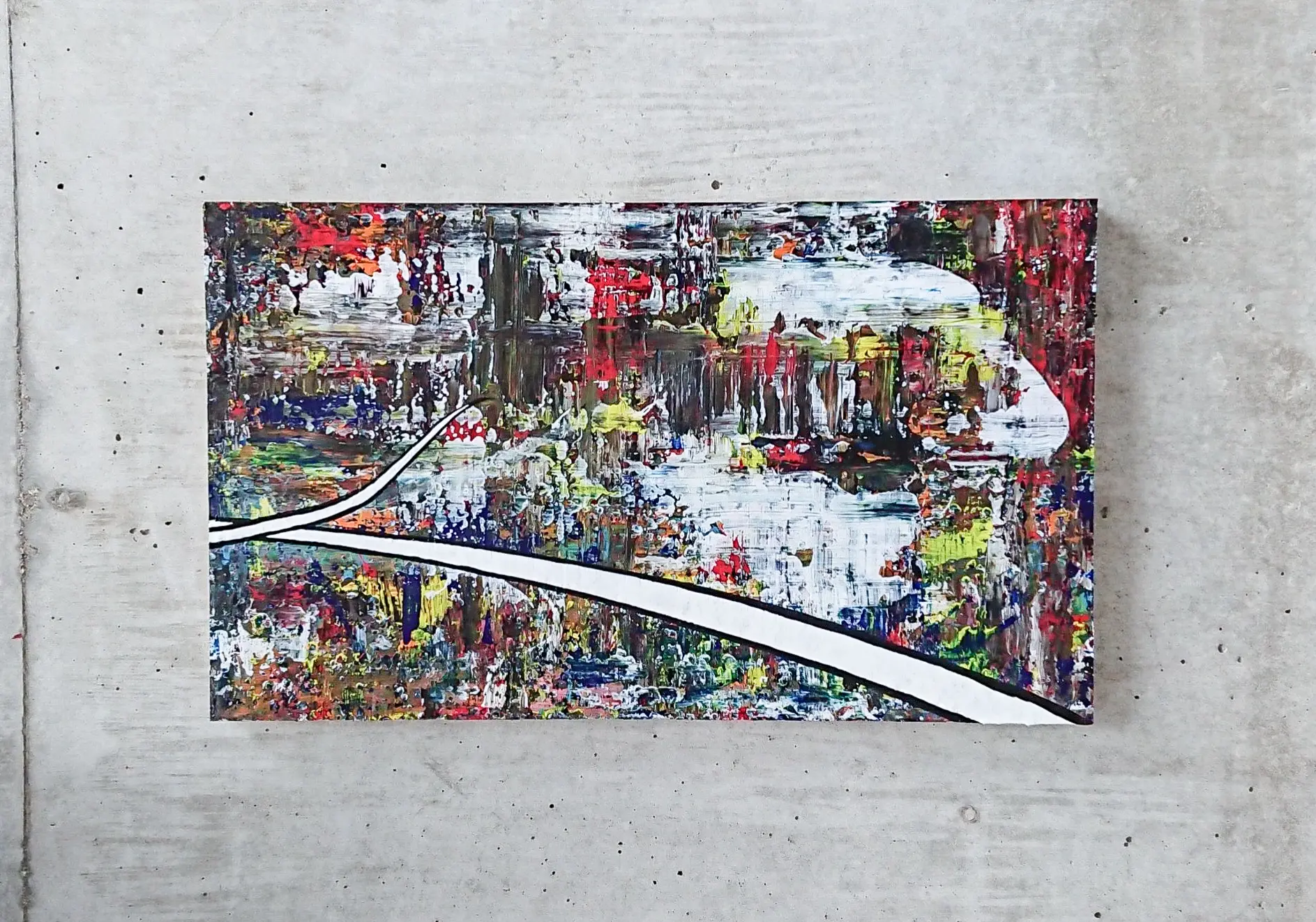 m*o様 「 逆の行動があなたを救う 」｜絵画 原画 抽象画 動物画 ドローイン 雑 前田真宏 雑画集』発売記念アート展】額装高精彩複製画C（ガメラ3