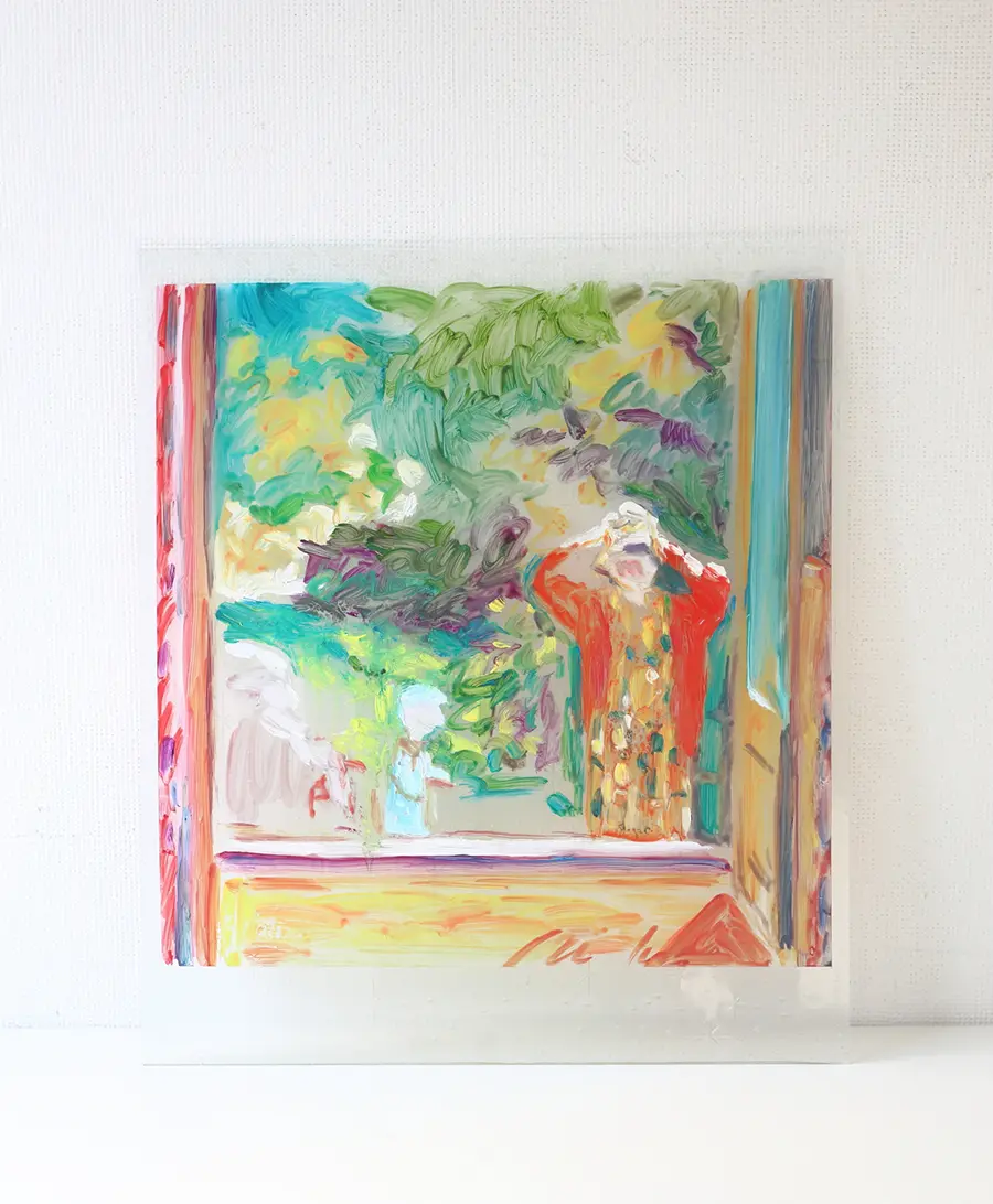 窓に窓(window on window, Re:Henri Matisse)