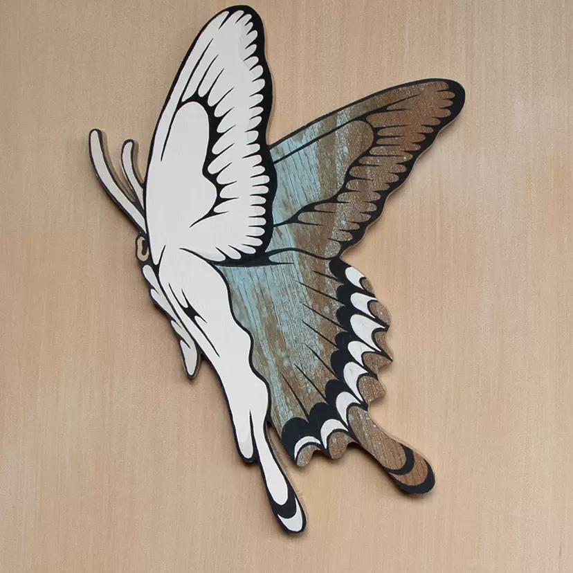 butterfly white by 黒田 潔