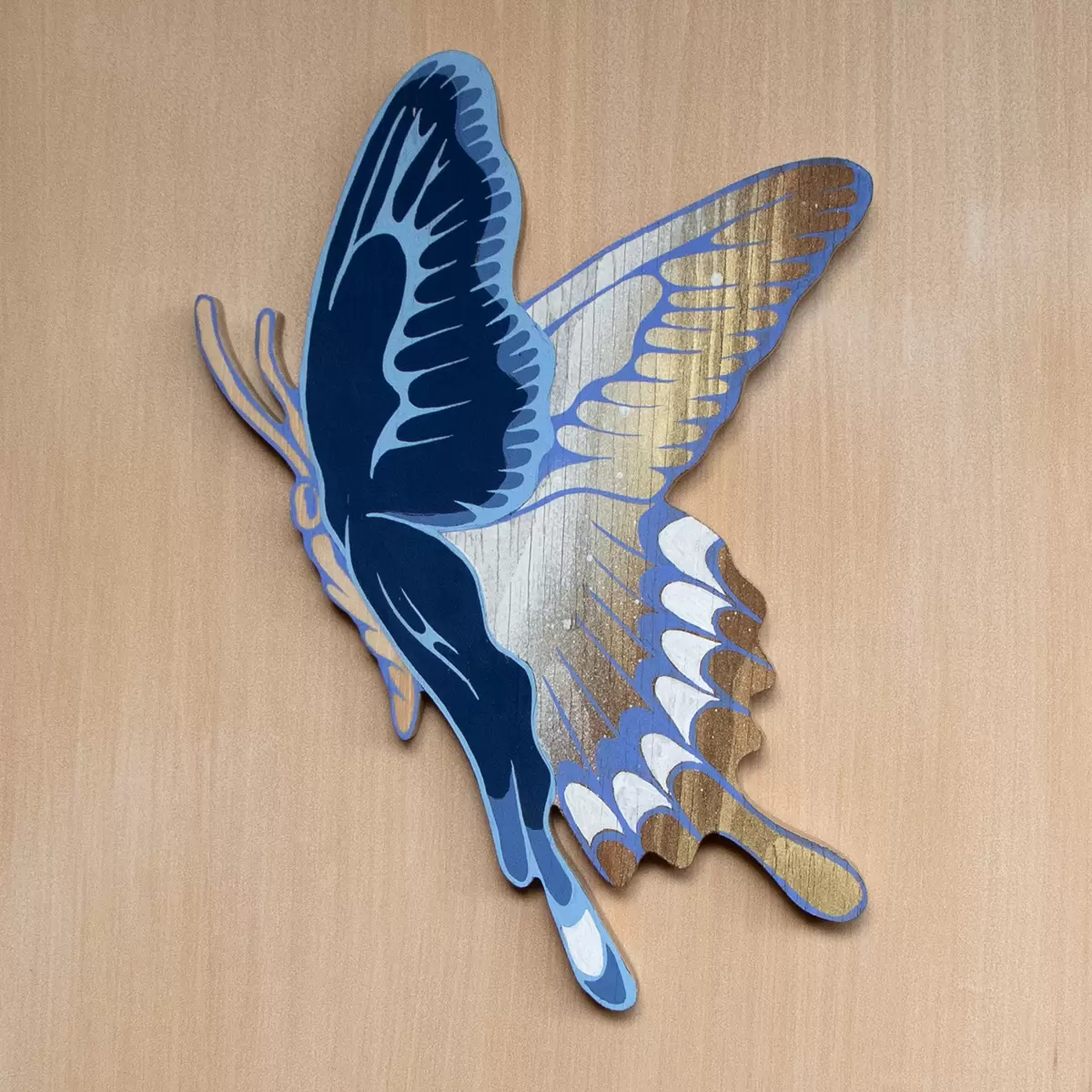 butterfly  blue