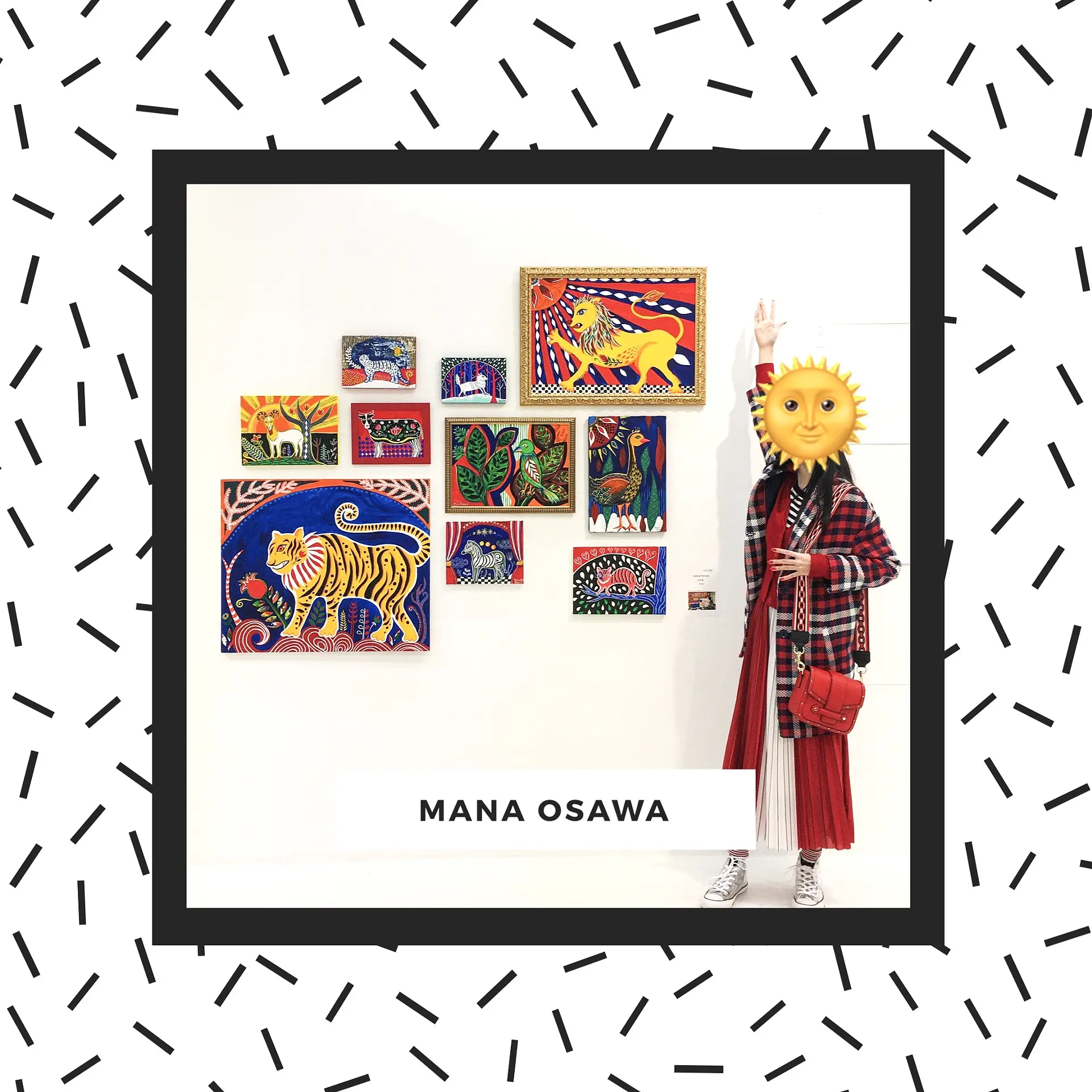 太陽と獅子 by Mana Osawa / 大沢愛 | 現代アートの販売・通販 