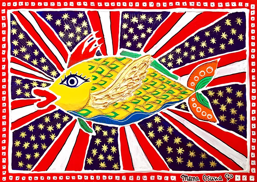 flying fish by Mana Osawa / 大沢愛