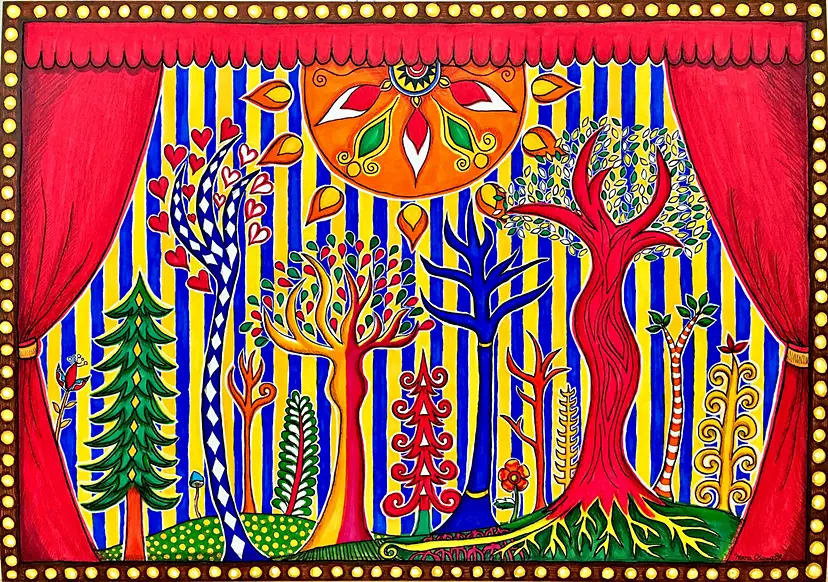 Circus in the forest by Mana Osawa / 大沢愛