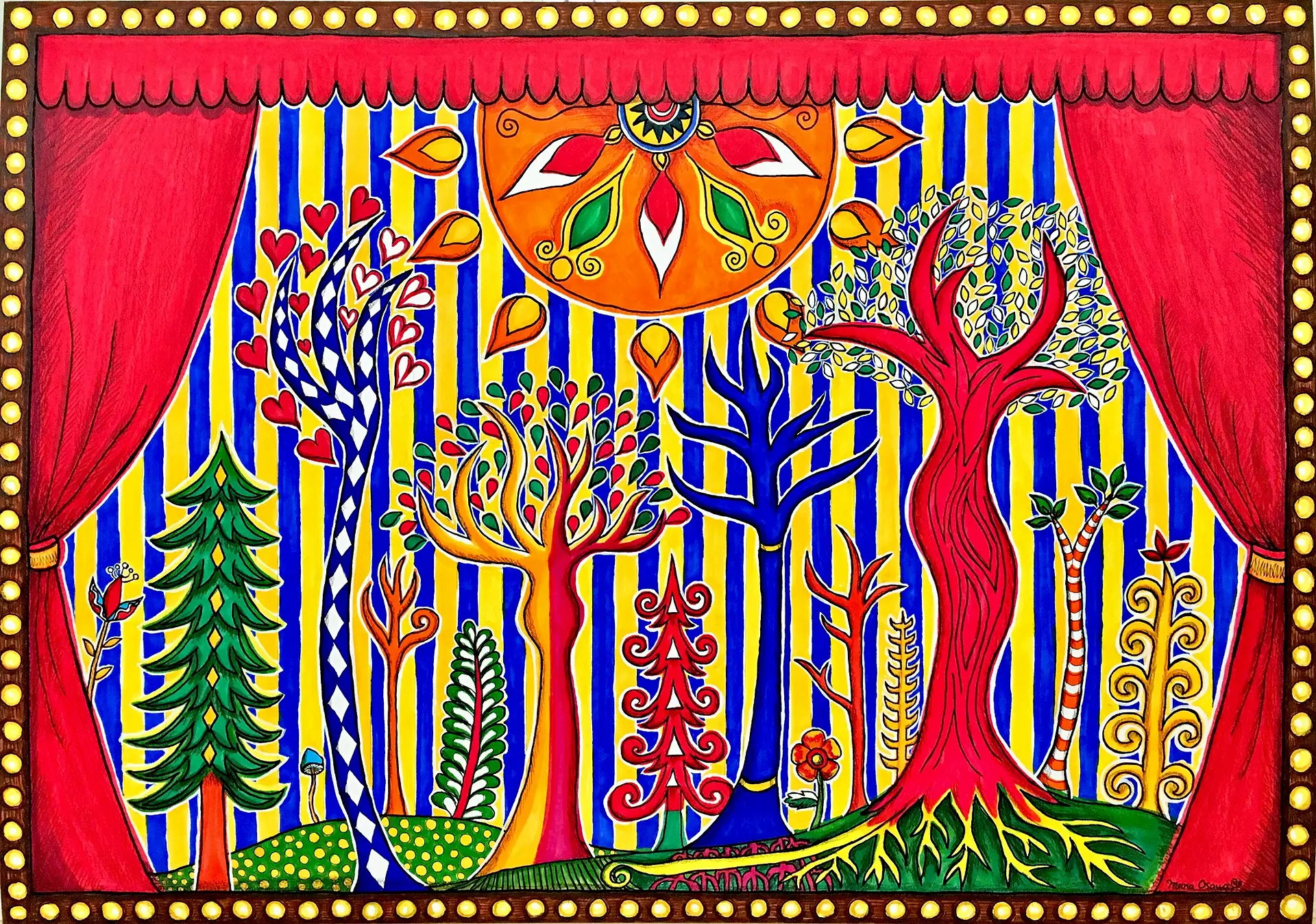 Circus in the forest
