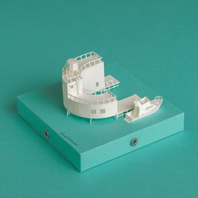 Typography House "U" by Kamihasami