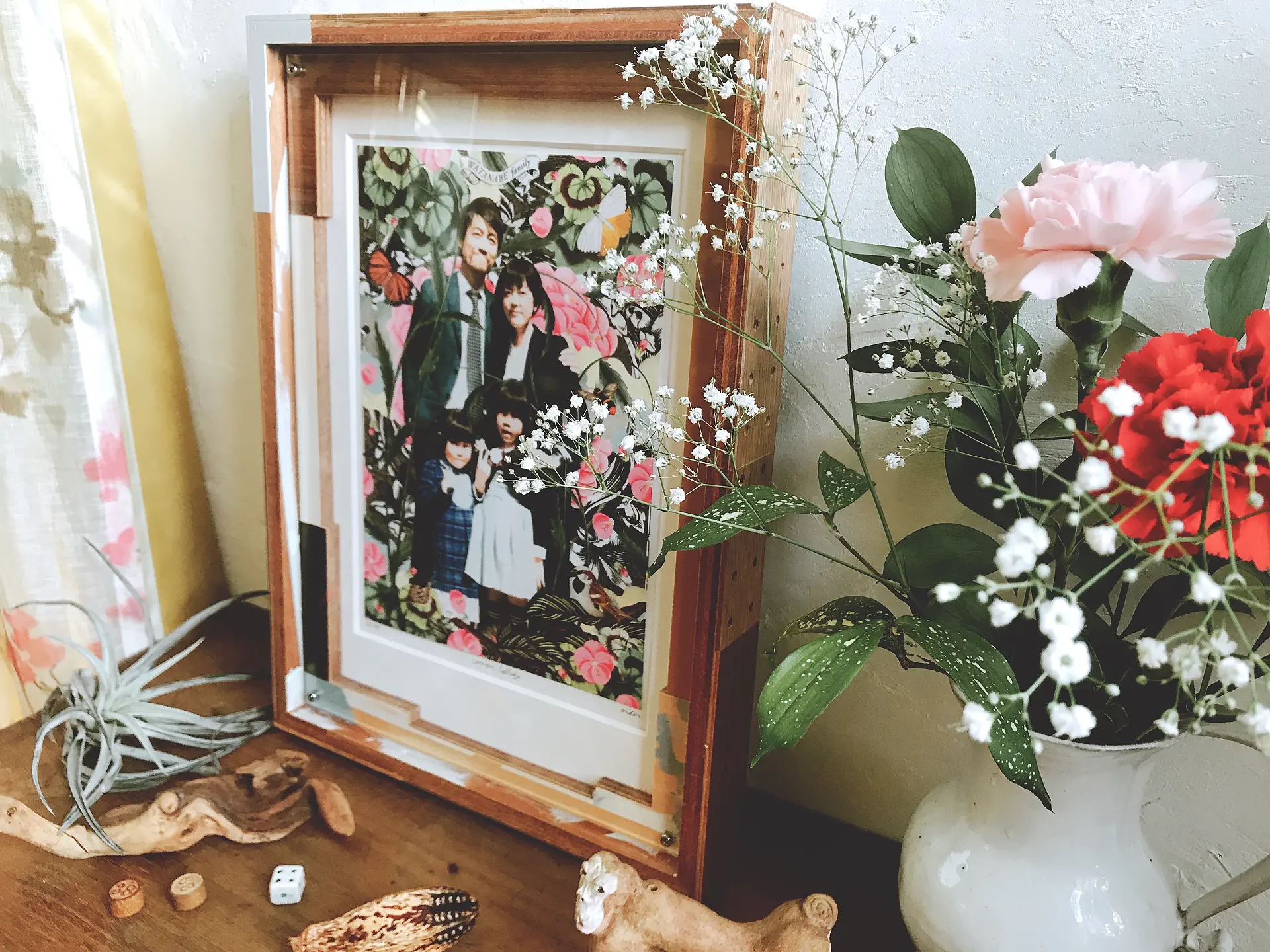 デコパージュ　肖像画 🍒レトロかわいいアート展のお品書き🍒/ ( @nib_event.info