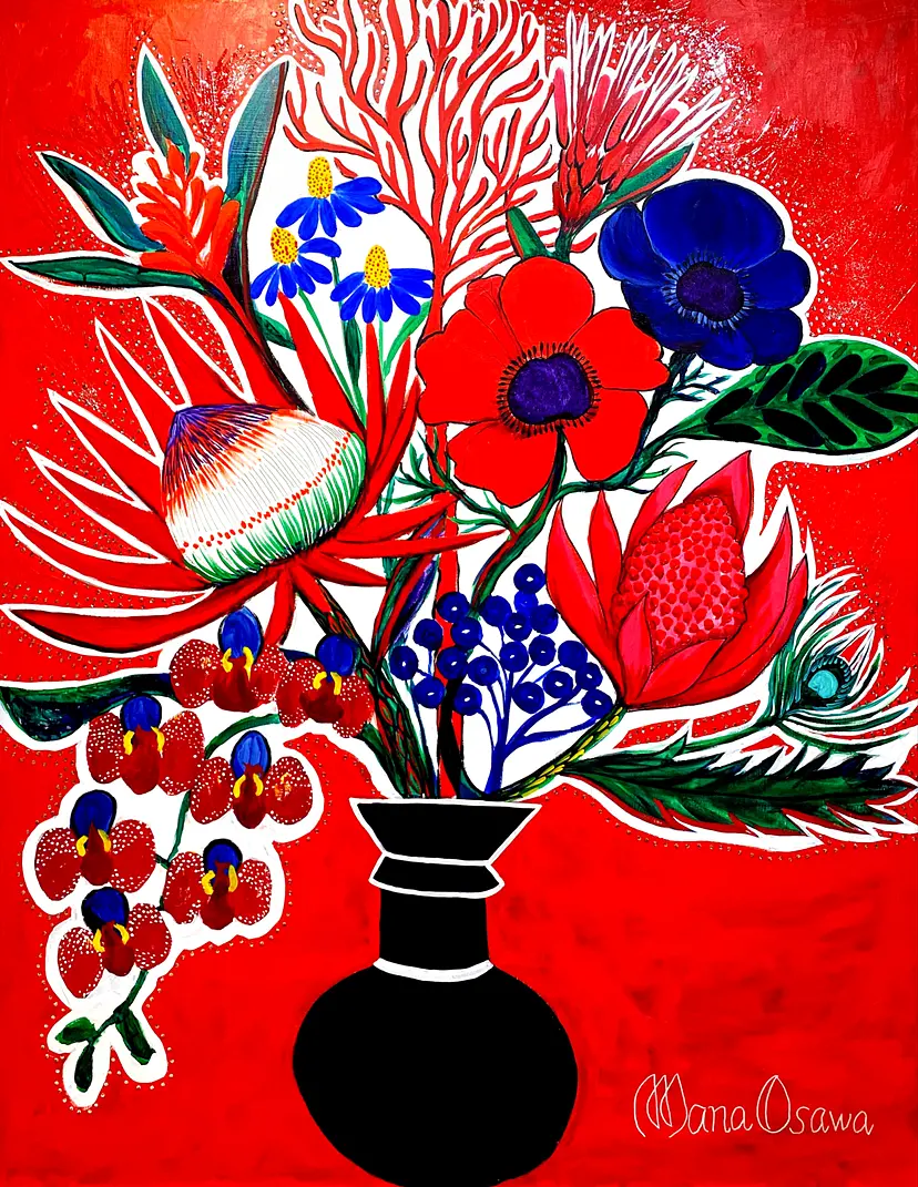 Red Sensation  by Mana Osawa / 大沢愛