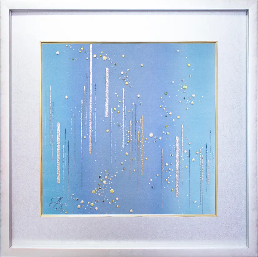 『値引き』パステル画　観覧車と花火 クラフトのアート作品 | 現代アートの販売・通販 | ArtSticker