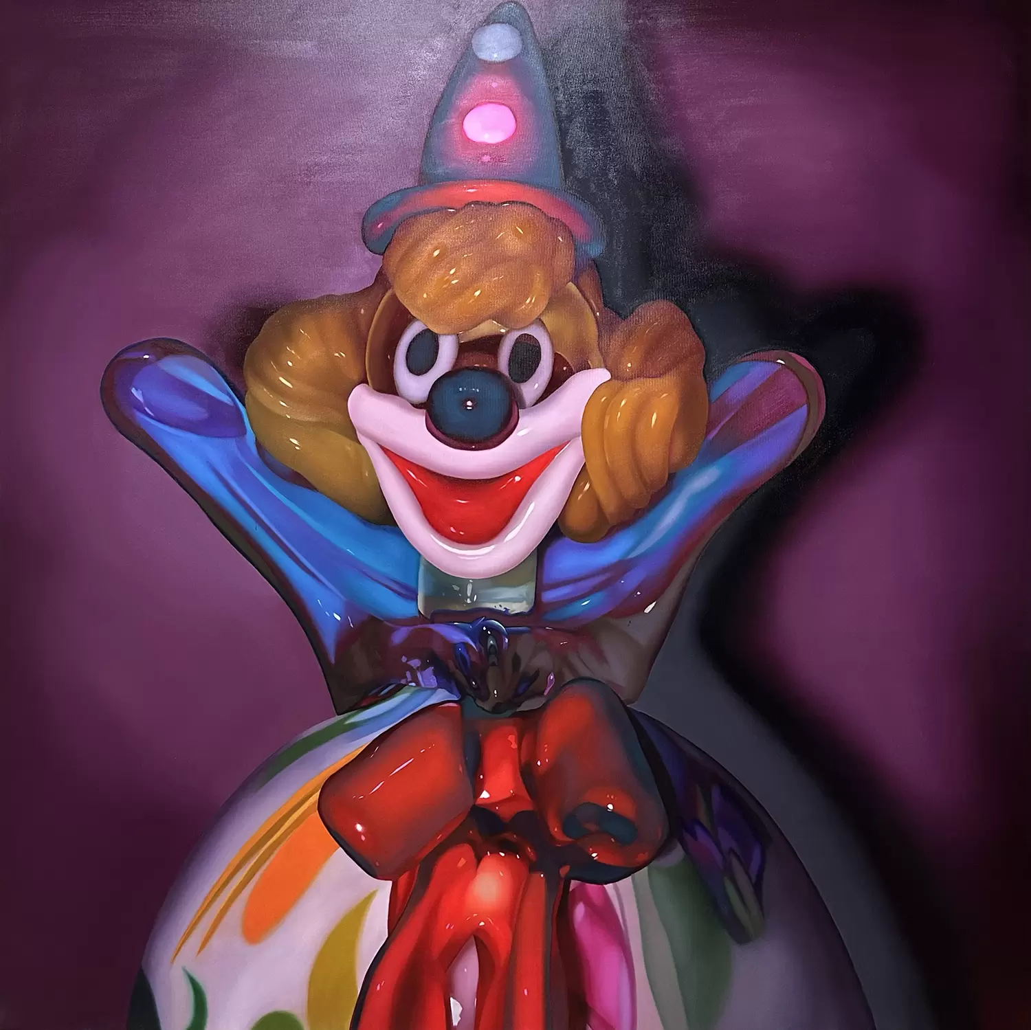 absolute difference series "Glass clown III"