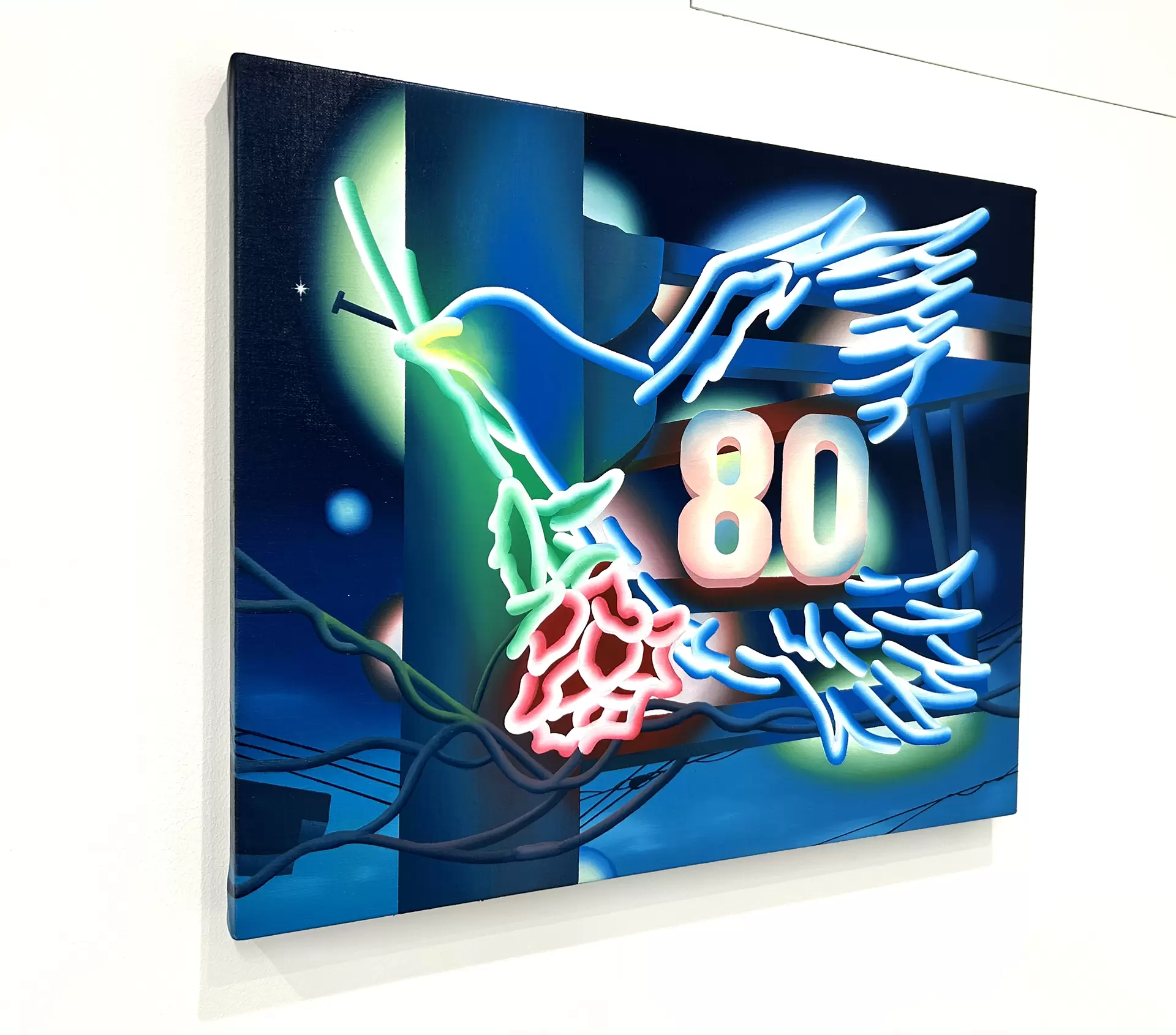 現代アート「時を考える人」（3D painting） 現代アート「時を考える人」（3D painting）