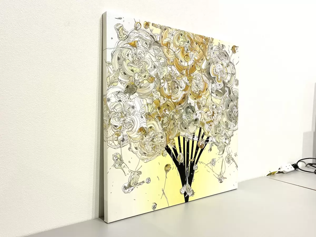 Abstract Bouquet 251115（Gold Gradation x Gold） by 奥田雄太