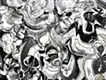 Abstract Bouquet 231004（Glay Gradation x Black）