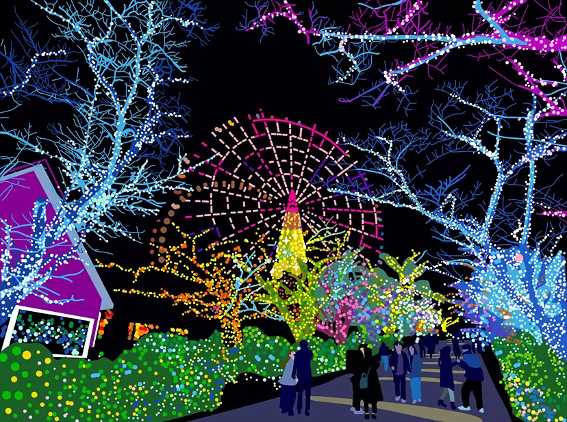 Holiday illuminations by 大村雪乃