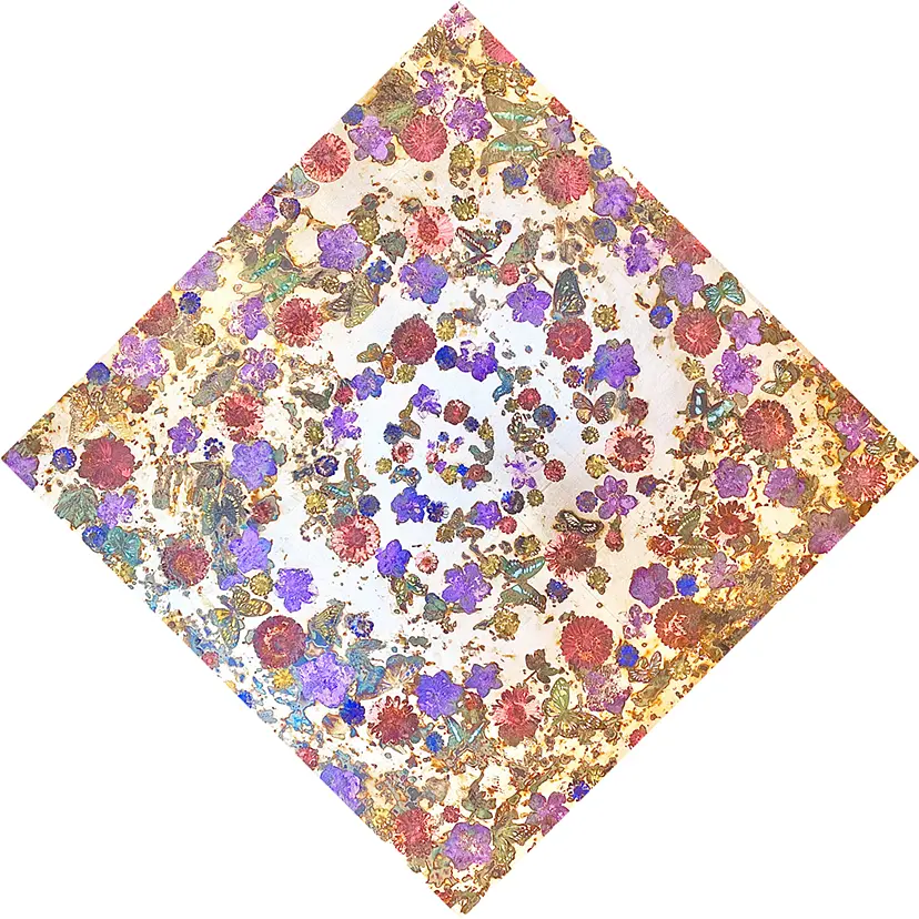 Spiral -flowers and butterflies- Vol.6 by 大竹 寛子 | 現代アートの