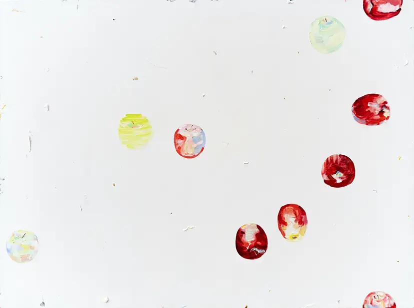 apples, dots, weed flowers by 小津 航