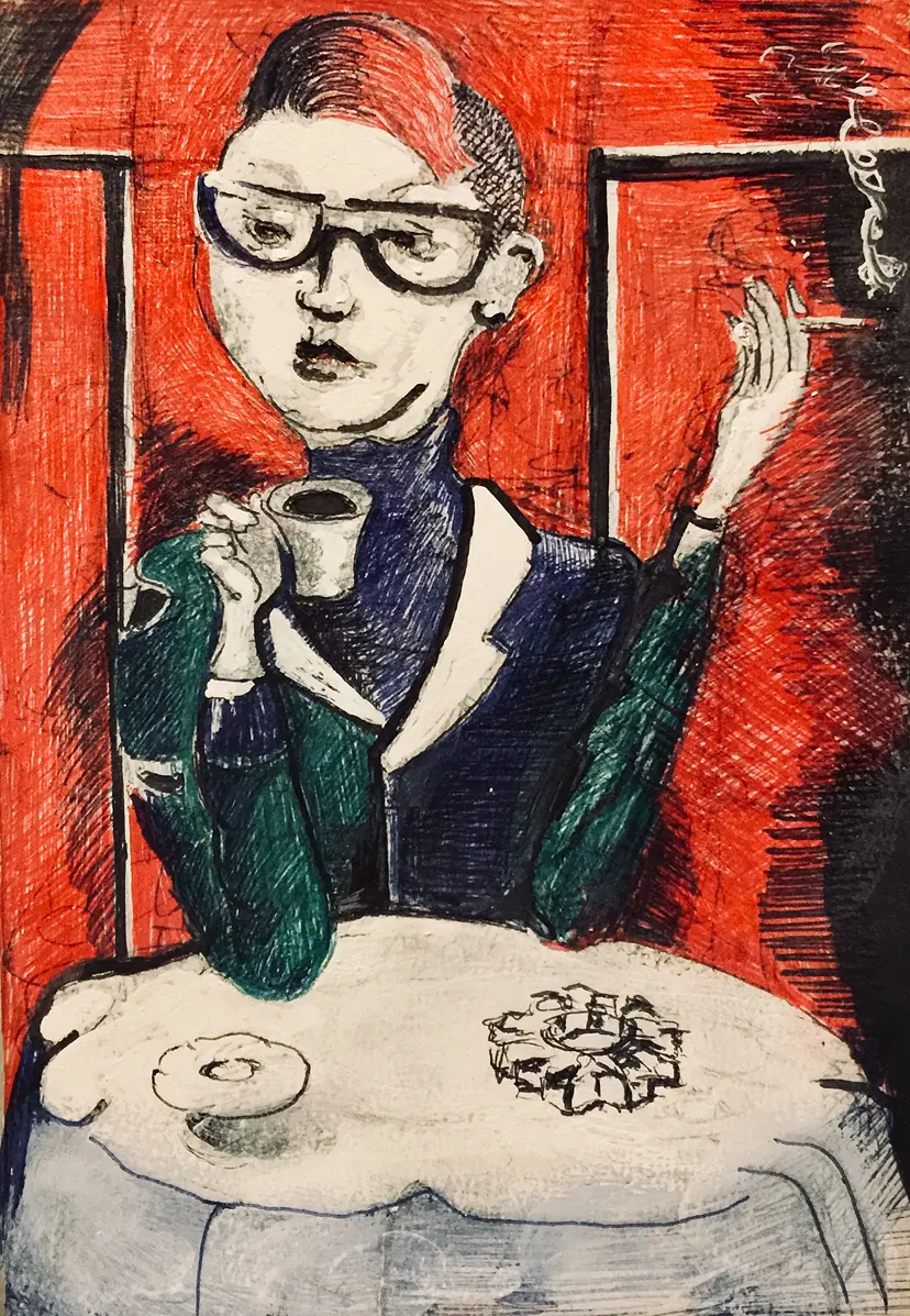 cafe by 林耕平/コウヘイ画伯