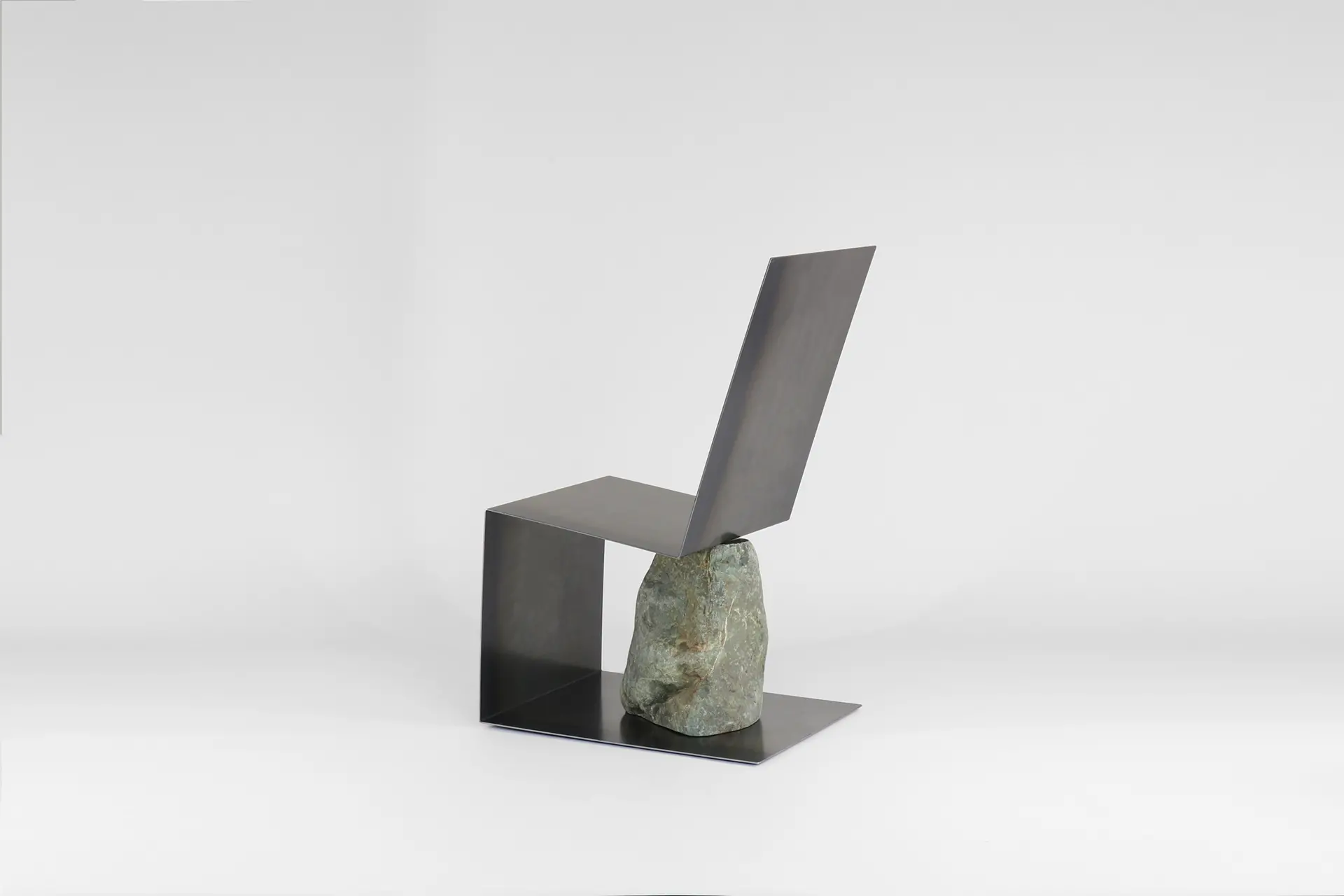 Steel and Stone Chair
