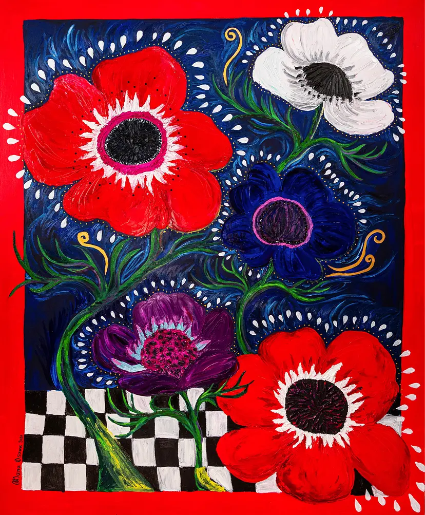 BOLD FLOWERS  by Mana Osawa / 大沢愛