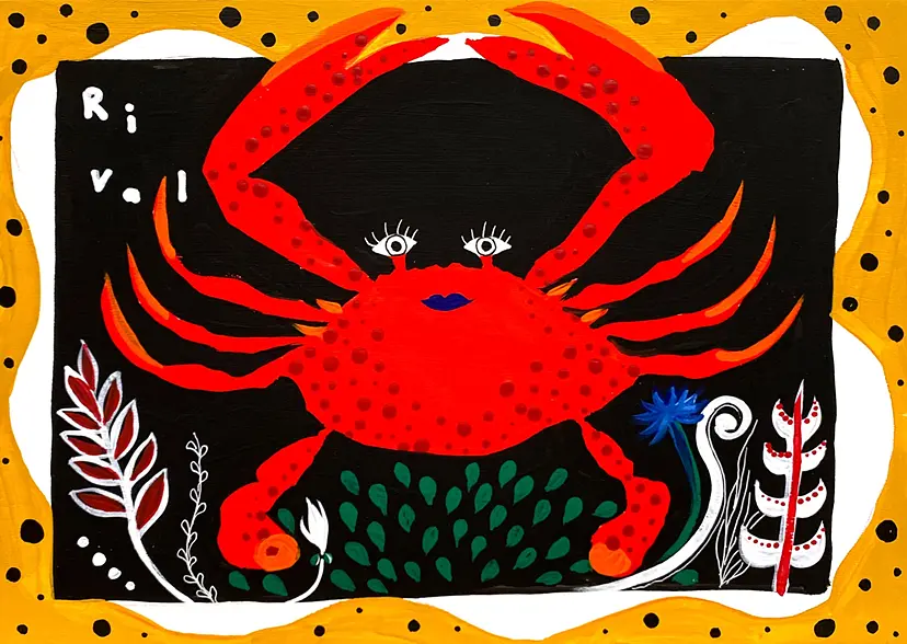 Red Crab by Mana Osawa / 大沢愛