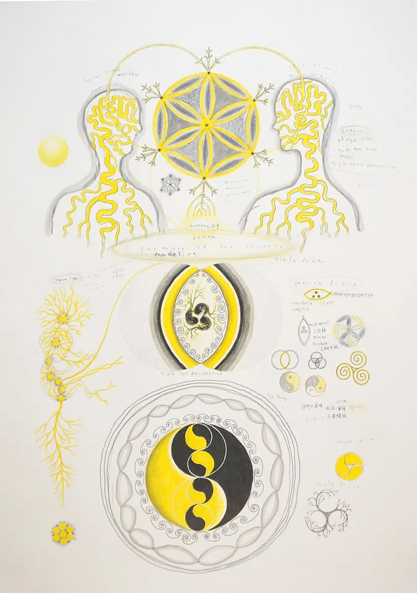 タイトル「Who？」　現代アート タイトル「Who？」 現代アート