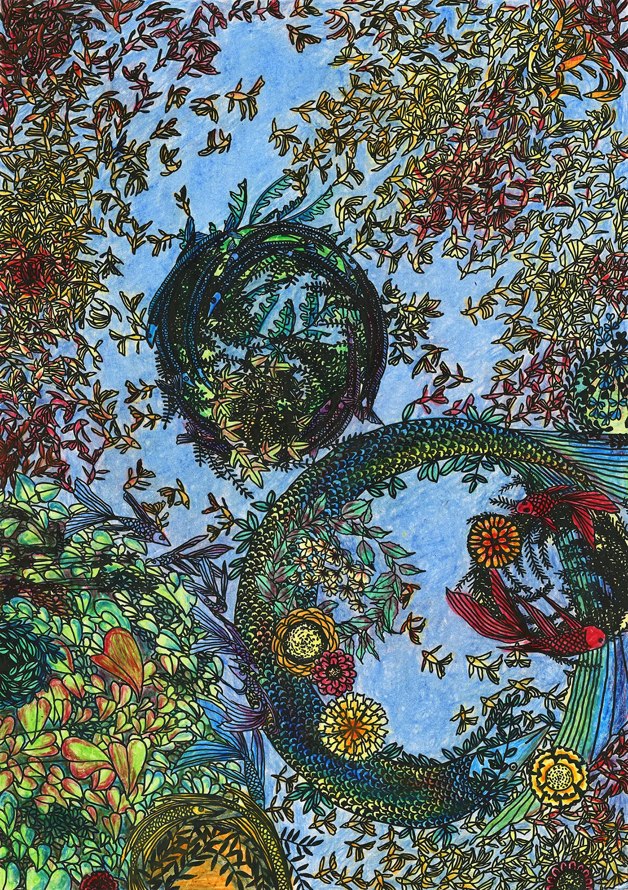 春の祭典 ～peacock in spring～ 現代アート File:Imao Keinen - A Pair of Peacocks in Spring - Google Art