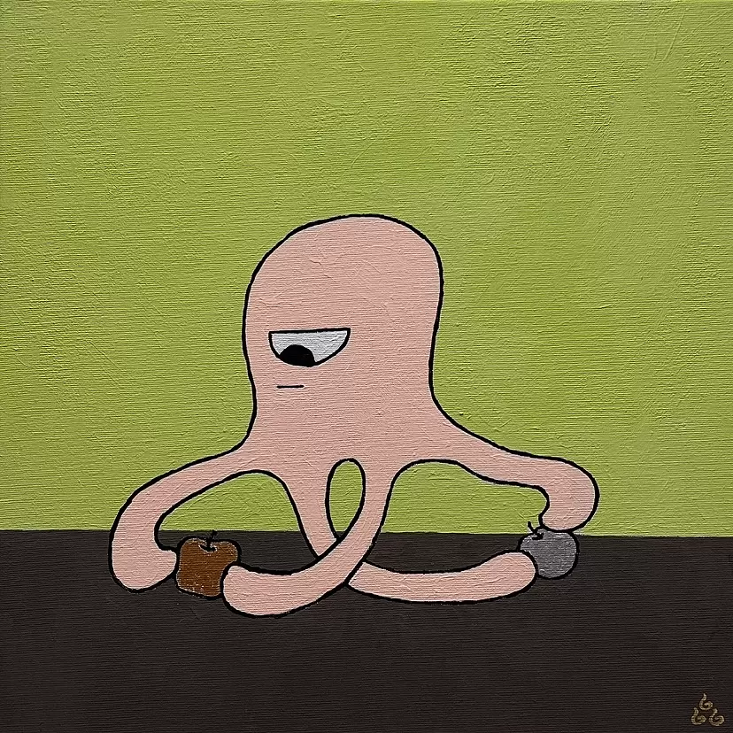 【一点物アート】人間毒【現代アート,イラスト】 1点物、ユニークのアート作品 | 現代アートの販売・通販 | ArtSticker