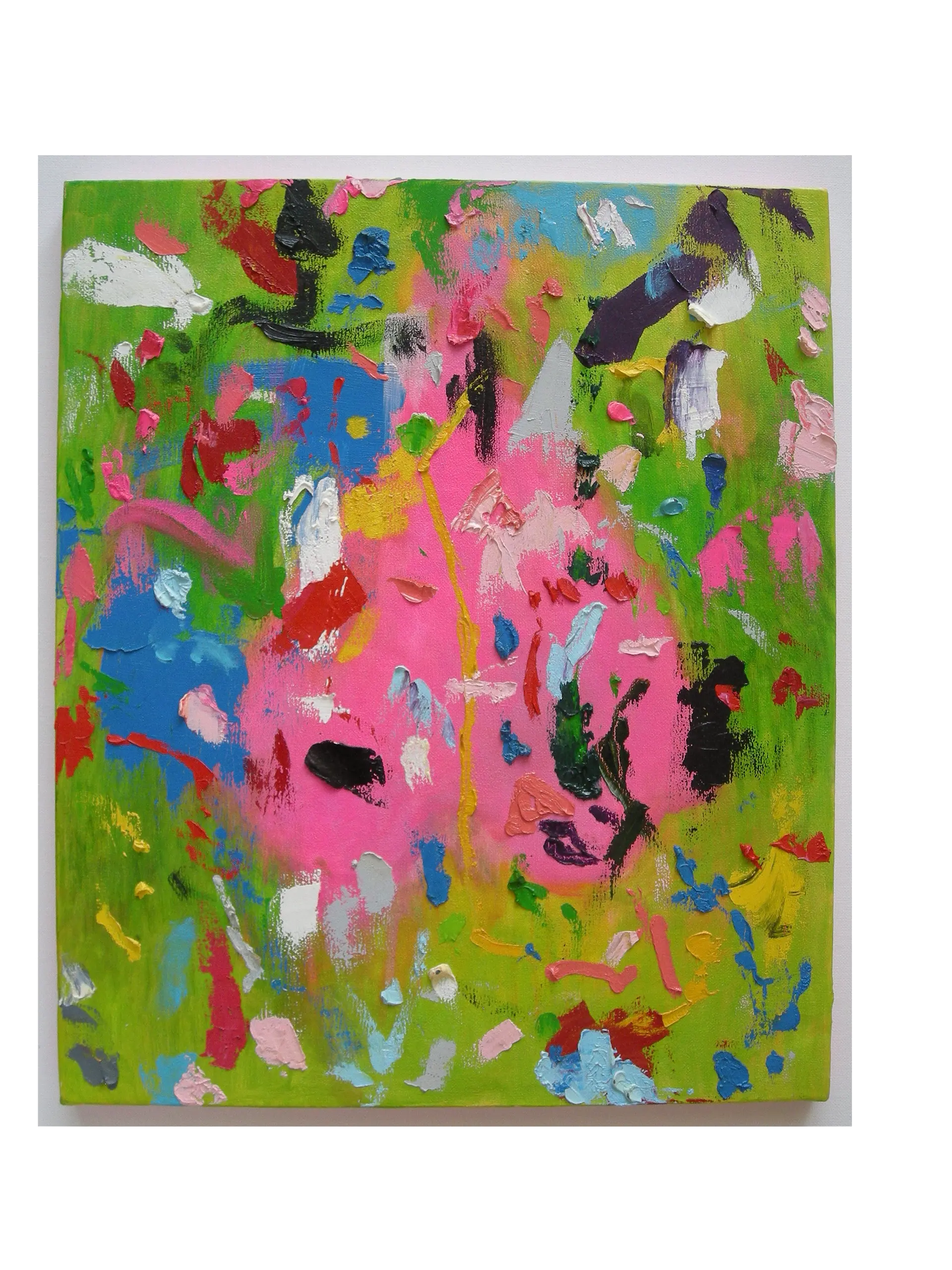 untitled(peach and line)