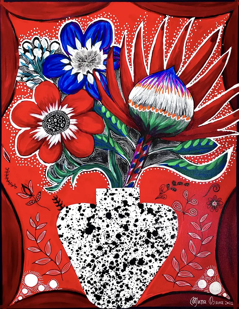 Splendor Flowers by Mana Osawa / 大沢愛