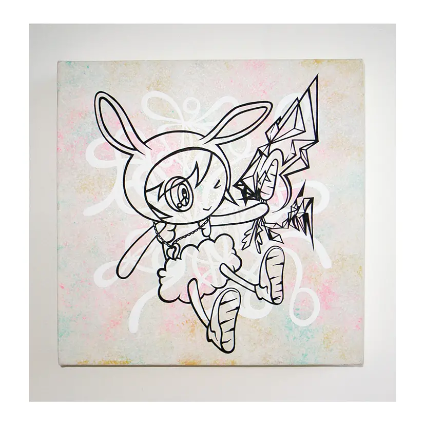 うさぎとにんじん | Rabbit and carrot by おれちょ本多