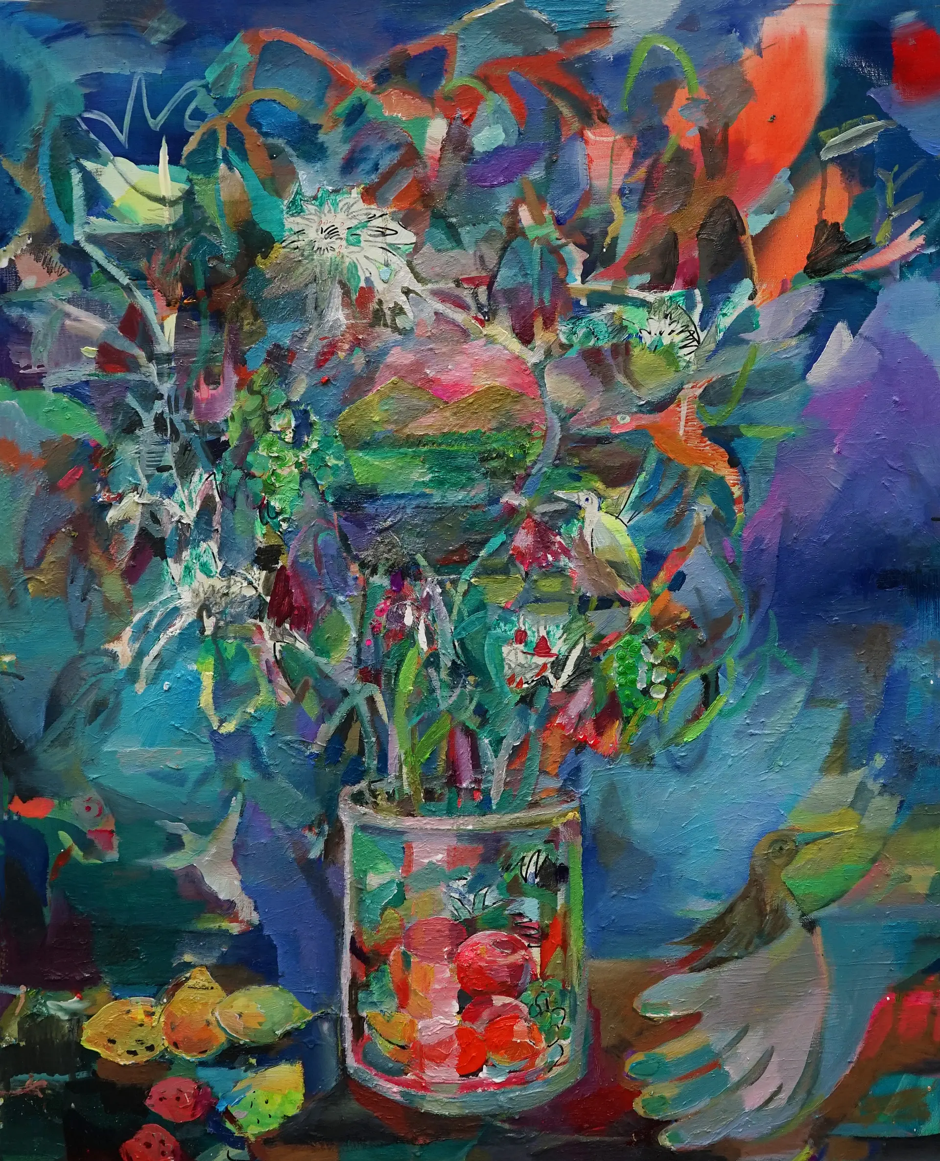 遠くの花瓶