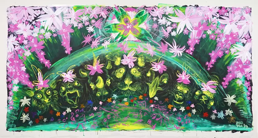 Sakura Sun — Animals Say Hello from Ueno Hill by Unpyo  gallery