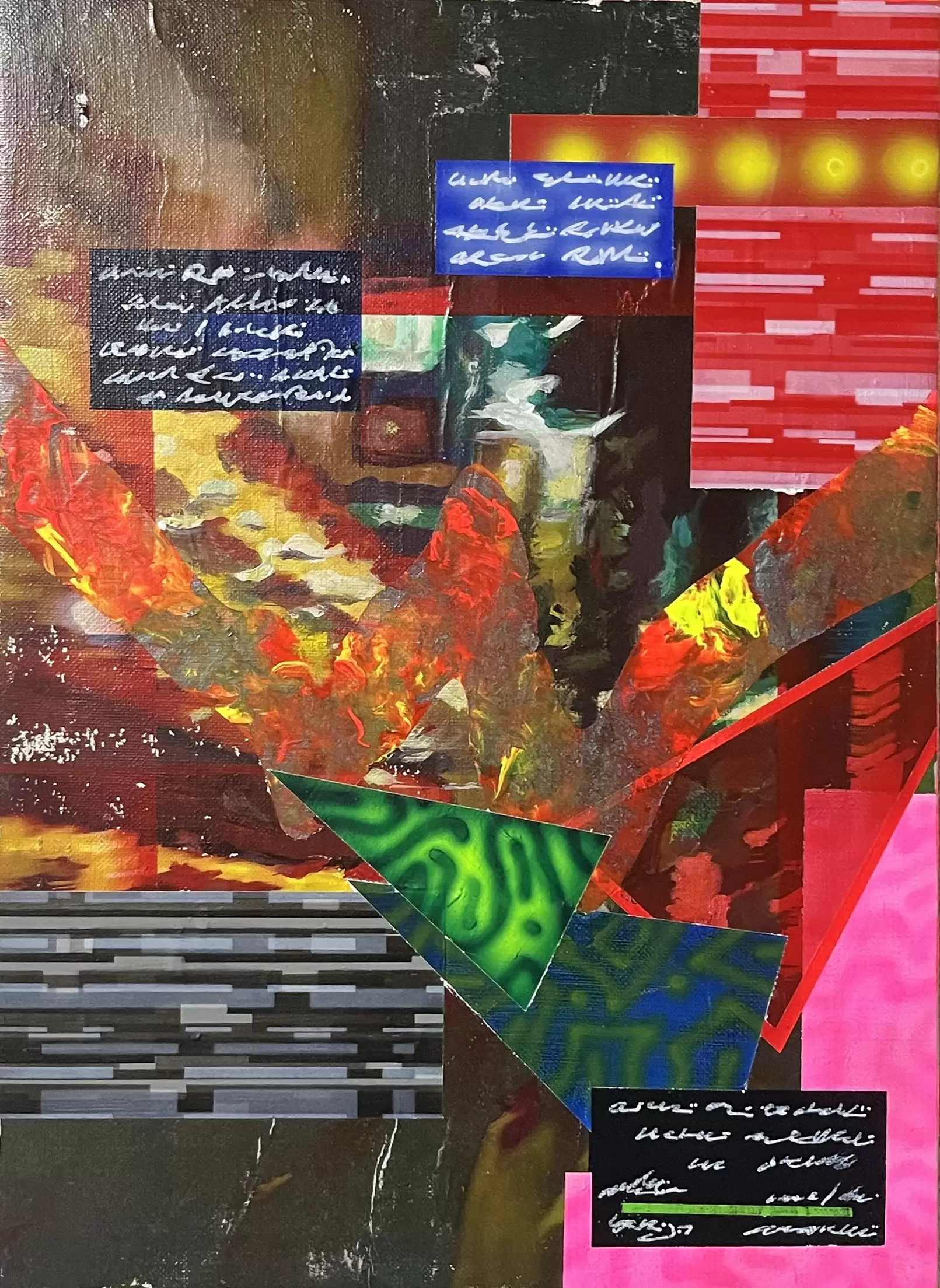 The aparkle of the downtown area
